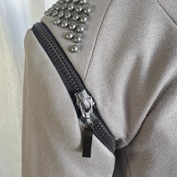 NWT 🤩MINICUCCI X MARCANIO JACKET 2 in 1 SLEEVELESS JACKET MOTO STYLE 🙌🌟 - Picture 6 of 8